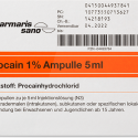 Procain 1% Ampullen 5ml 50er Pack